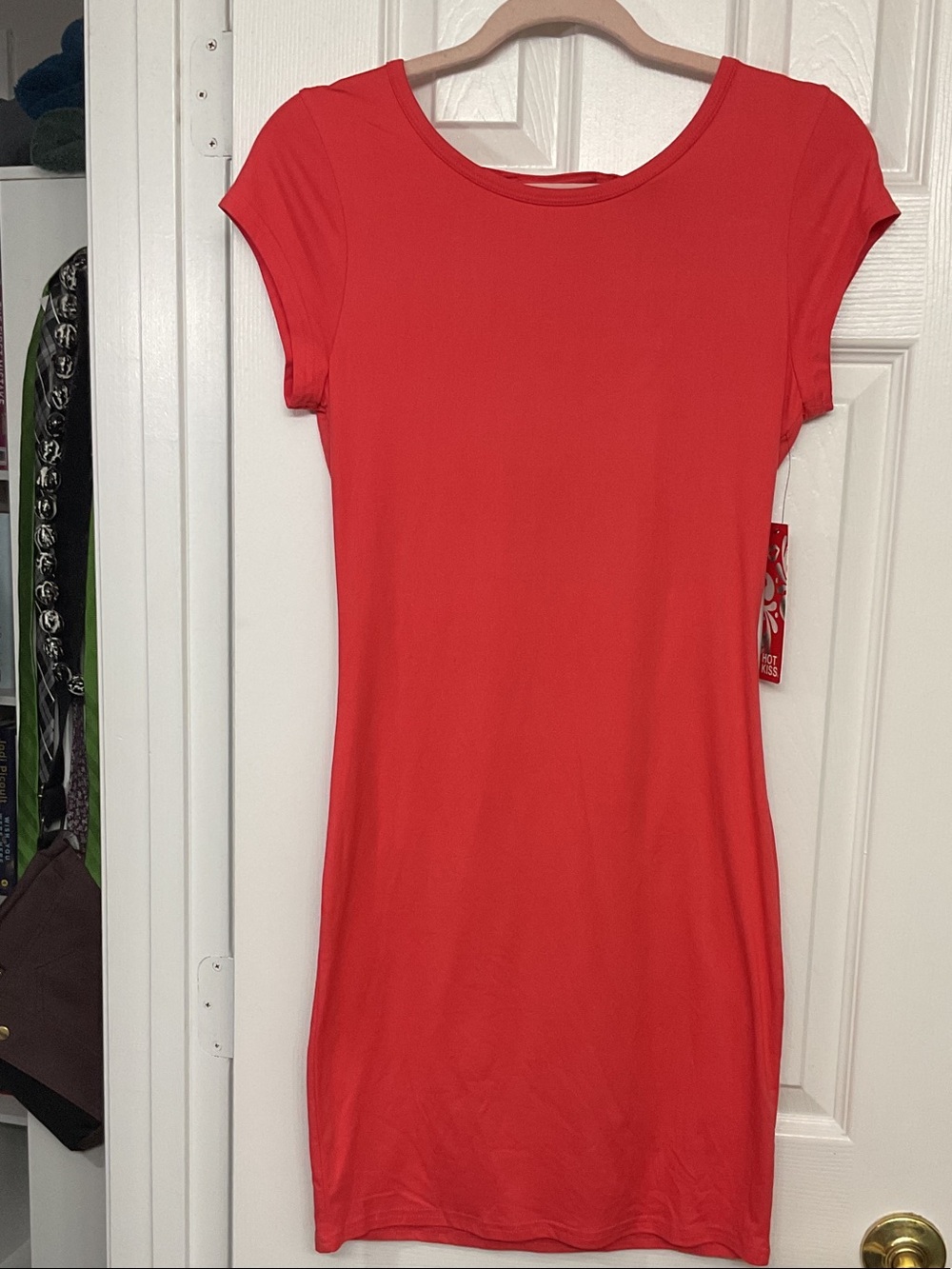 Hot Kiss Salmon COLOR DRESS SZ MED
